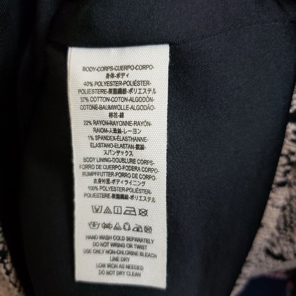 Free People Womens‎ Modern Blazer Sz XS Beige Black Single Button - Picture 5 of 6